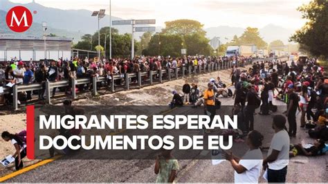 Caravana Migrante Avanza Kil Metros Y Llega A Mapastepec En Chiapas