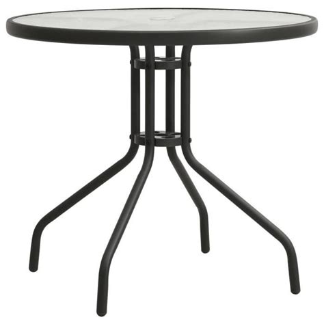 TABLE DE JARDIN VENDUE SEULE Table de bistro Anthracite Ø80x71 cm