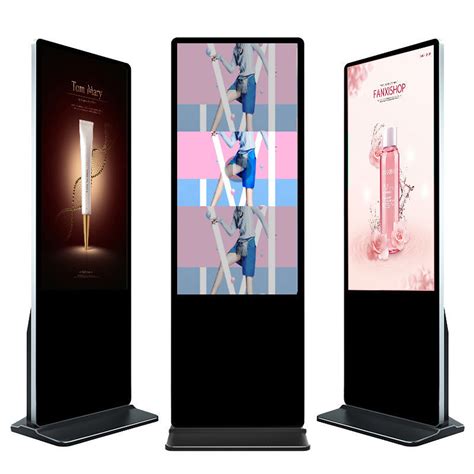 55 Inch Indoor Lcd Vertical Digital Signage Interactive Touch Screen