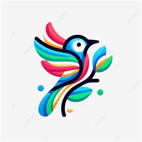 Colorful Bird Icon Clip Art, Colorful Bird, Clip Art, Bird PNG ...