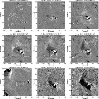 Base Difference Images In A And B Of Euvi A Showing