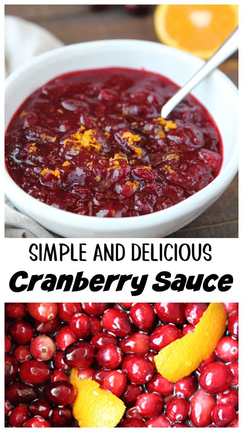 Simple And Delicious Cranberry Sauce Love To Be In The Kitchen