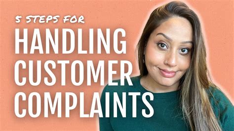 Steps For Handling Customer Complaints In English Youtube