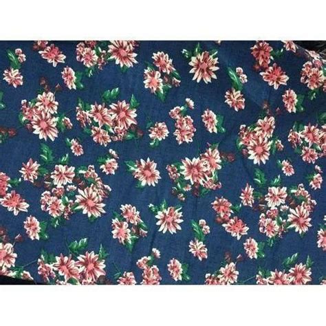 Floral Printed Rayon Fabrics For Garments Stitch Cloth At Rs 90 Meter