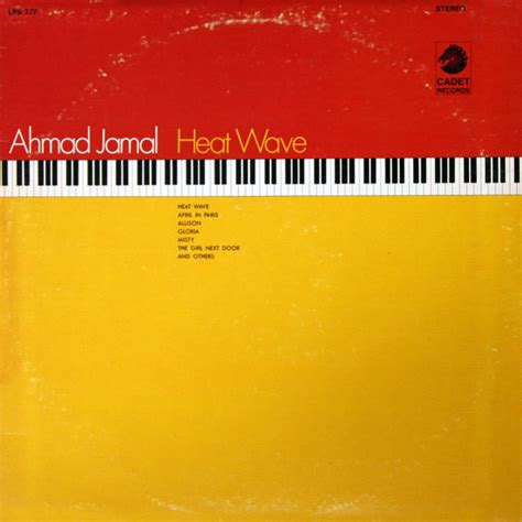 Ahmad Jamal Heat Wave Vinyl Lp Album Stereo R