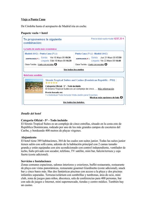 Viaje A Punta Cana PDF