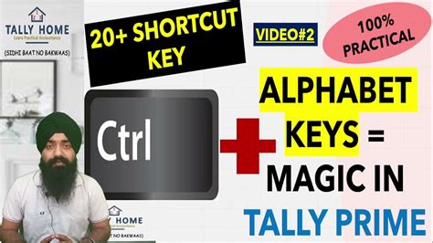 VIDEO 2 TALLY PRIME SHORTCUT KEYS SHORTCUT KEYS IN TALLY PRIME