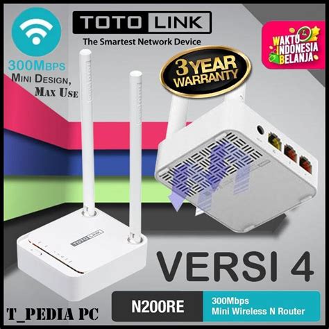 Jual Totolink N200Re 300Mbps Mini Wireless Router Totolink N200 Re