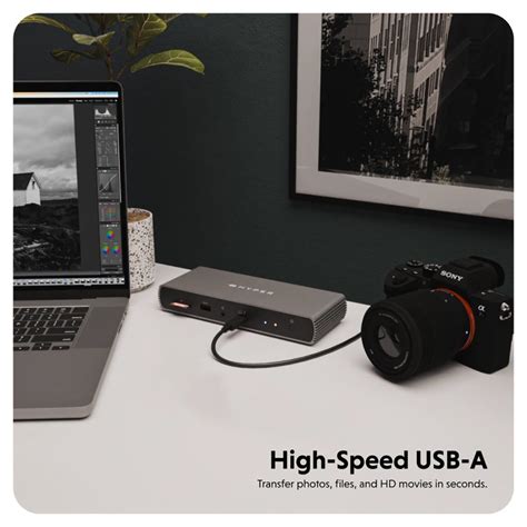 Dock Hub Hyperdrive Thunderbolt 4 Station 23ft07m Hdtb4d