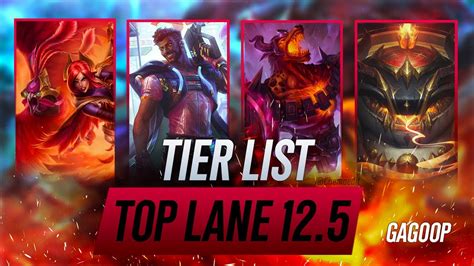 Tier List Lol Mejores Campeones Top Del Meta Actual S Gu A