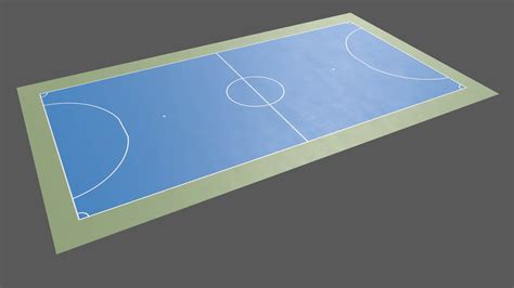 Soccer and Football Court Floor - 3D Model by PBR Cool