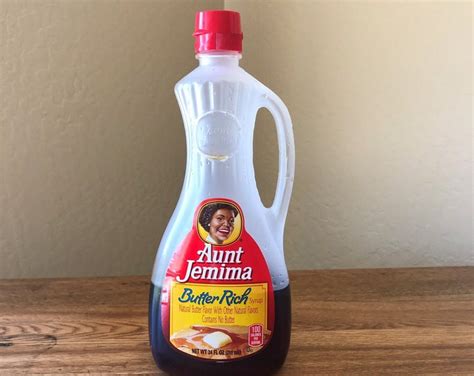 Aunt Jemima Syrup Bottle Aunt Jemima Syrup Bottle With Face Aunt