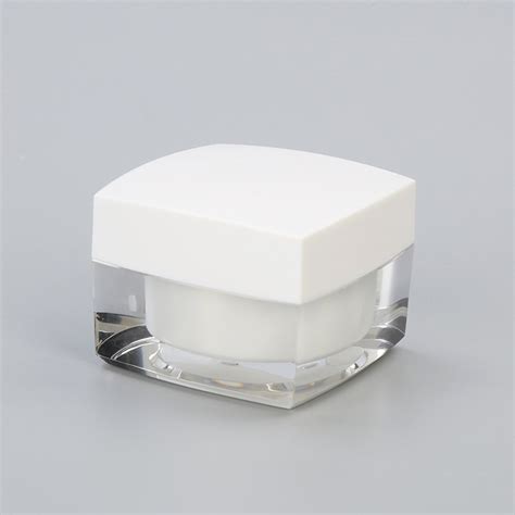 15g 30g 50g High End Plastic Skin Care Cream Plastic Container Use PMMA