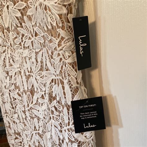 Lulus Dresses White Lace Lulus Dress With Nude Underlay Poshmark