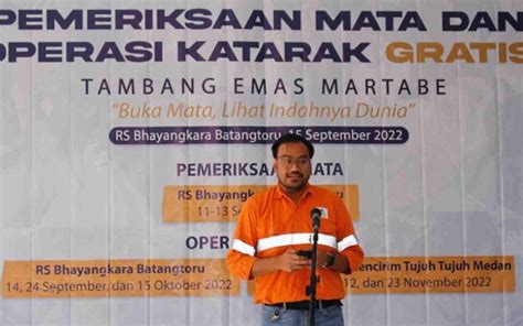 Csr Bidang Kesehatan Operasi Katarak Pt Agincourt Resources