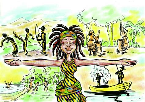 Cultura Afro Brasileira Desenho - 10