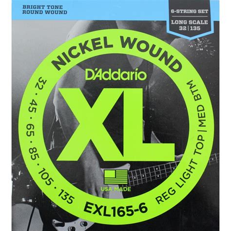 ダダリオ D Addario EXL165 6 6弦エレキベース弦 72510 chuya online チューヤオンライン 通販