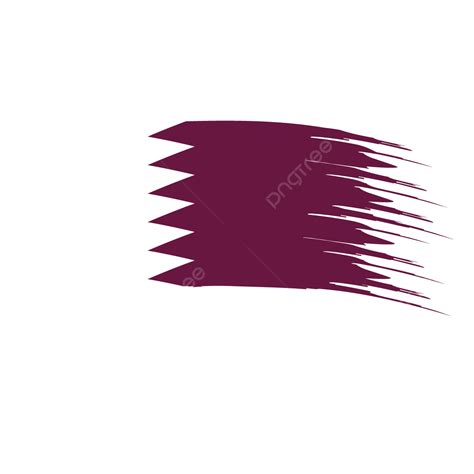 Bandeira Do Qatar Clipart De Tra Ado De Pincel Vetor Png Bandeiras Do