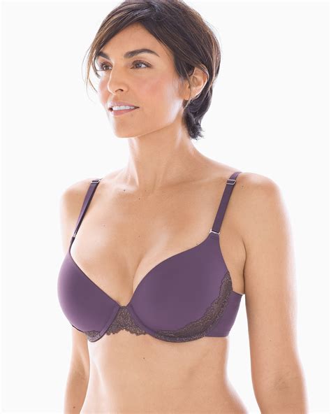 Full Coverage Lace Trim Bra Soma