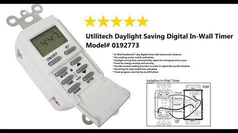 Digital Timer Switch Instructions