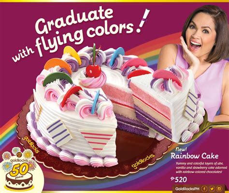 D.I.G.G.DAVAO: Goldilocks - Rainbow Cake #goldilocks