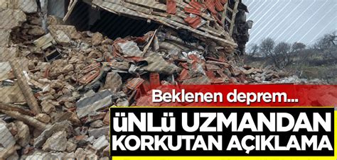 Nl Uzmandan Korkutan Stanbul Depremi A Klamas Yeni Akit