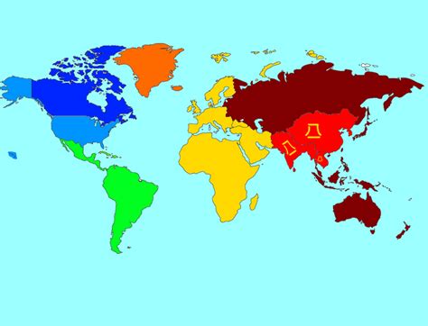 Red Dawn Scenario 2012 Movie World Map Before Ww3 By Ask