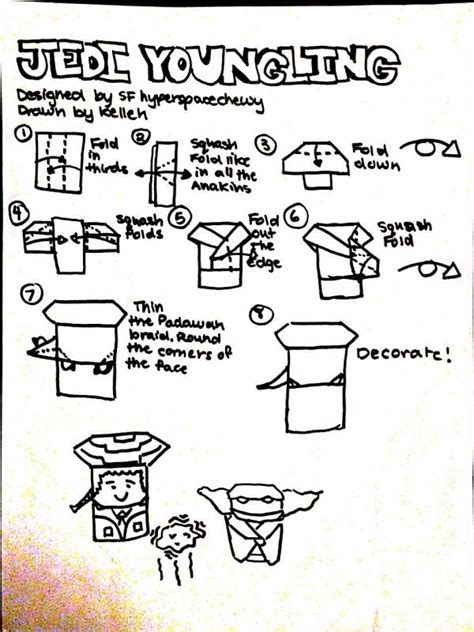 How To Make Origami Yoda Step By Step All In Here