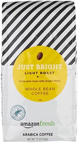 Amazon Amazon Fresh Just Bright Whole Bean Coffee Light Roast