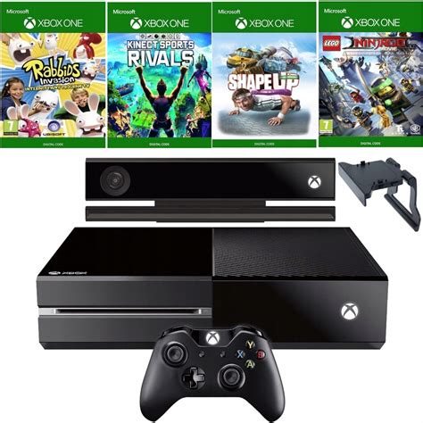 KULTOWA KONSOLA XBOX ONE 1TB 1000GB 4xGRA ZESTAW KINECT PEŁEN