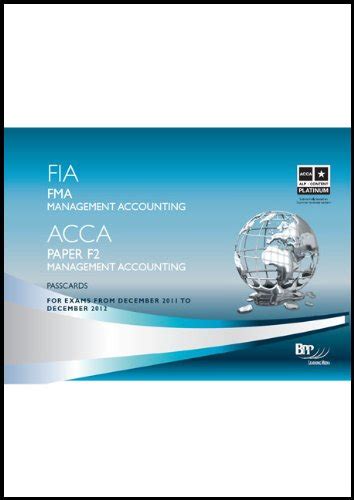 Fia Foundations In Management Accounting Fma Passcards Bpp Learning