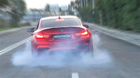 Bmw M F With Remus Exhaust Insane Burnout Youtube