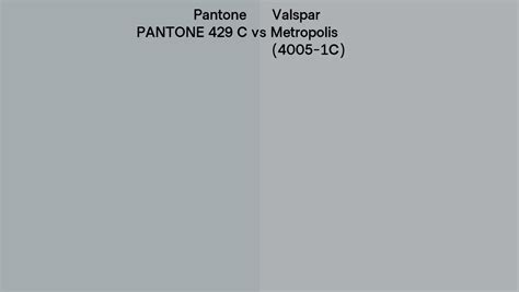 Pantone C Vs Valspar Metropolis C Side By Side Comparison