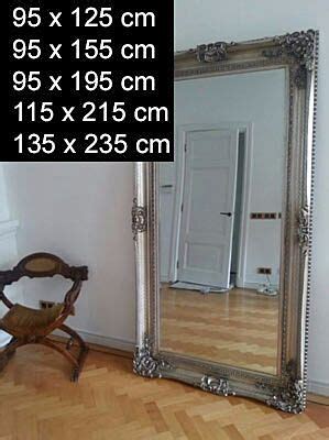 Argent Baroque Miroir Vicenza 5 Tailles English Decorations