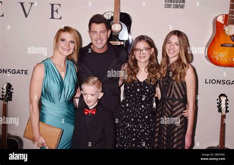 HOLLYWOOD, CA - MARCH 07: Adrienne Camp, Jeremy Camp and family attend ...