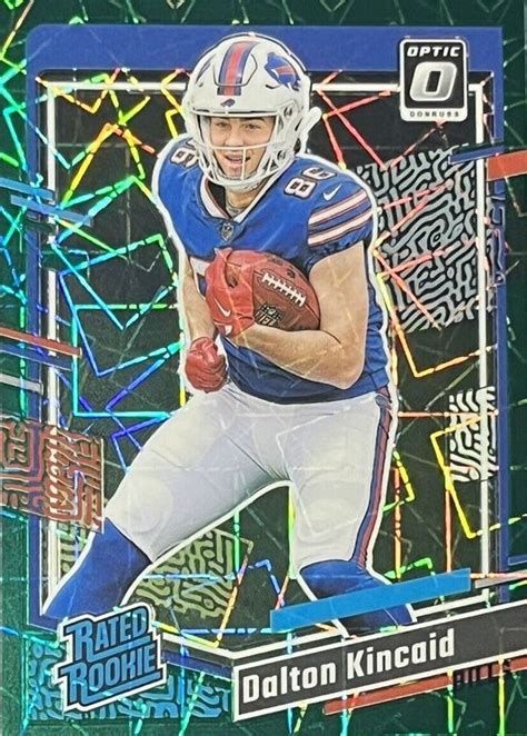 Dalton Kincaid 2023 Donruss 308 Optic Preview Green Velocity Price