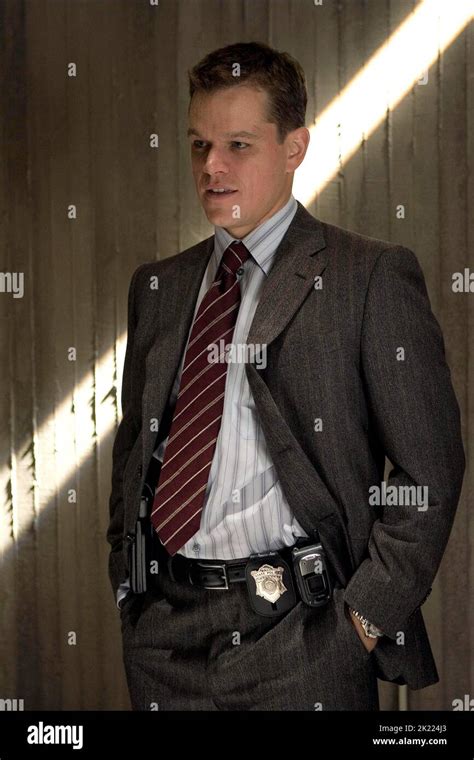 MATT DAMON, THE DEPARTED, 2006 Stock Photo - Alamy