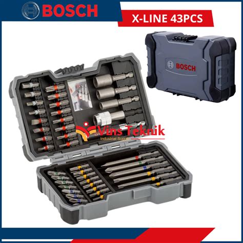 Jual Bosch X Line Screwdriver Bit Set Mata Obeng Set Pcs Shopee