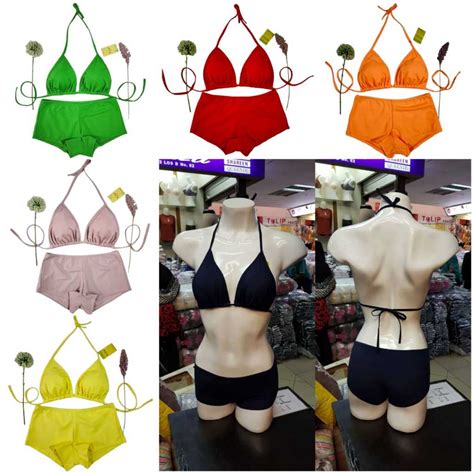 Jual BIKINI BF006 POLOS BOXER Bikini Set Bikini Sexy Bikini