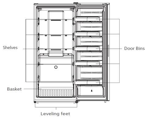 Element Ehuf Cecs Upright Freezers User Manual