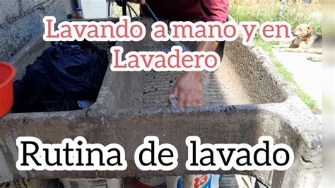 Lavando Ropa a Mano Técnica Fácil Para Fregar Ropa En Lavadero