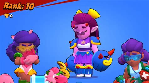 All Rosa Skins Losing Pose Brawl Stars Youtube