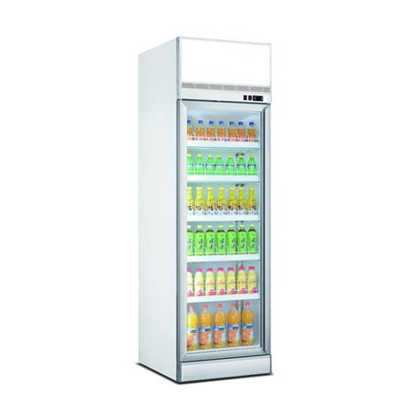 450l Single Door Upright Display Fridge Commercial Beverage Cooler