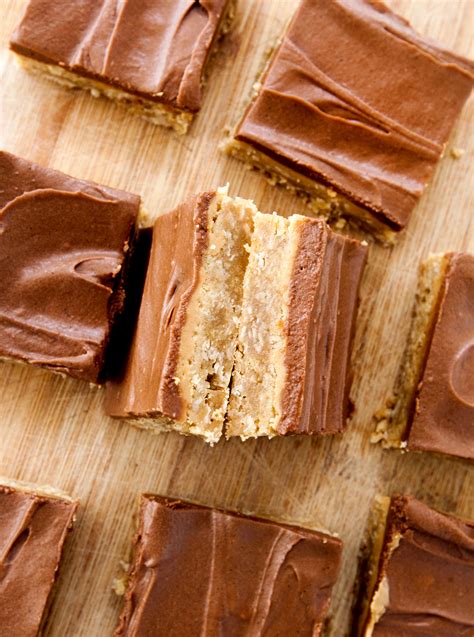 Lunch Lady Peanut Butter Bars Brownie Bites Blog