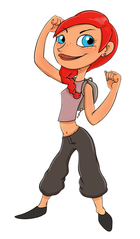 2d Red Head Girl By Kennedyf On Deviantart