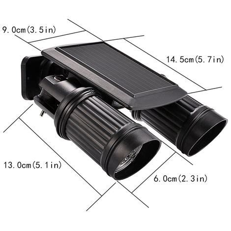 14 led Applique énergie solaire capteur de mouvement pir sécurité de