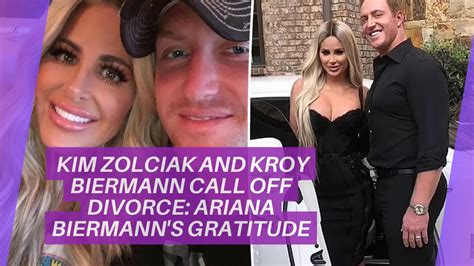 Kim Zolciak And Kroy Biermann Call Off Divorce Ariana Biermanns