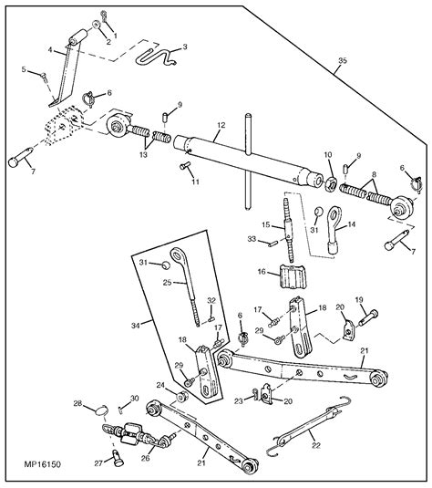 Tractor Compact Utility Heavy Duty Three Point Hitch With High