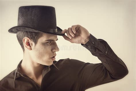 Handsome Man Tipping His Hat Stock Photos Free And Royalty Free Stock