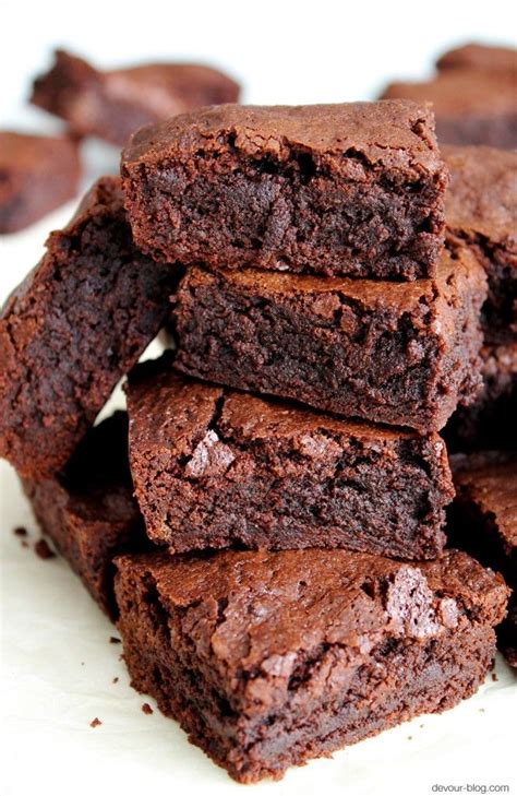 Espresso Fudge Brownies A Classic Recipe For Perfect Fudgy Rich Chocolate Brownies Devour